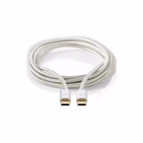 Nedis CCTB64750AL10 - Kabel USB 3.1 (Gen2) | Typ-C Zástrčka - Typ-C Zástrčka | 1 m | Hliník