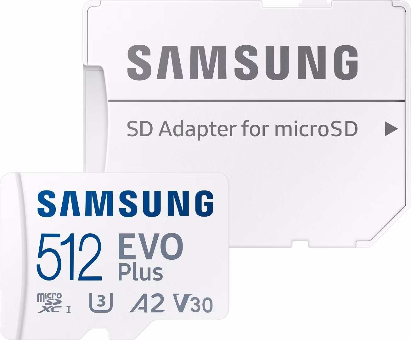 SAMSUNG EVO Plus 2024 MicroSDXC 512GB + SD Adaptér / CL10 UHS-I U3 / A2 / V30