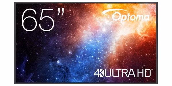 Optoma FPD N3651K 65" -  4K UHD / Android 11 / 450 nits / 4GB RAM / 32GB ROM / 2x 10W speaker