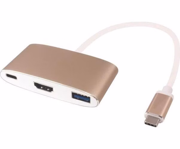 PremiumCord Převodník USB3.1 na HDMI + USB3.0 + PD ( USB Power Delivery )