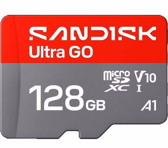 SanDisk Ultra GO microSDHC UHS-I Card 128GB MicroSD 190MB/s Read Full HD video