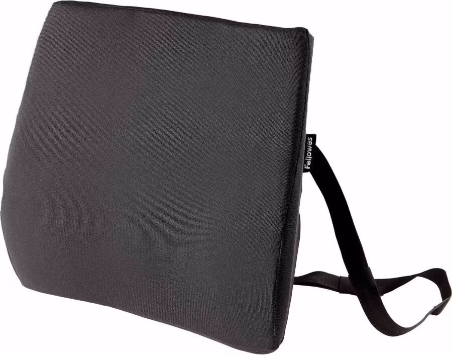 FELLOWES zádová opěrka Comfort BREYTA/ 330mm x 380mm x 90mm/ černá