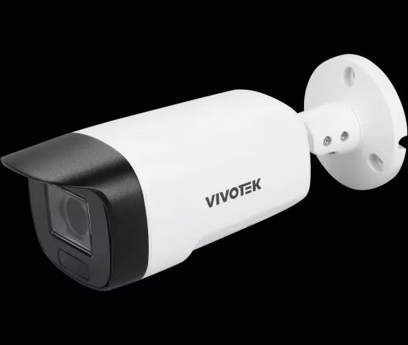 VIVOTEK Venkovní IP kamera 5MPx bullet, 95,4-28,7°, Smart IR 40 m, člověk/vozidlo, AI VCA analýzy
