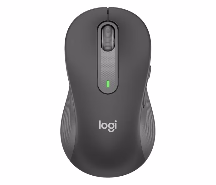 Logitech myš Signature M650 Large/optická/bezdrátová/400-2000dpi/bluetooth/5 tlačítek/logitech bolt/grafitová/pro leváky