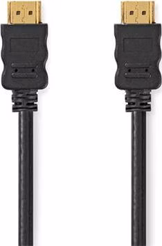 Nedis CVGL34060BK05 - Kabel High Speed HDMI™ s Ethernetem | Konektor HDMI™ - Konektor HDMI™ | 0,5 m | Černá barva