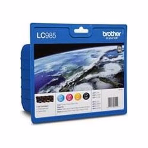 BROTHER inkoustová náplň LC-985 VALBP/ multipack/ Černá + tři barvy