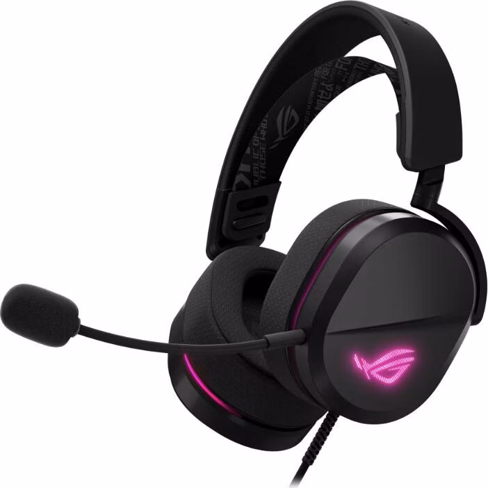 ASUS sluchátka ROG Pelta Core, USB-C, ARGB, černá