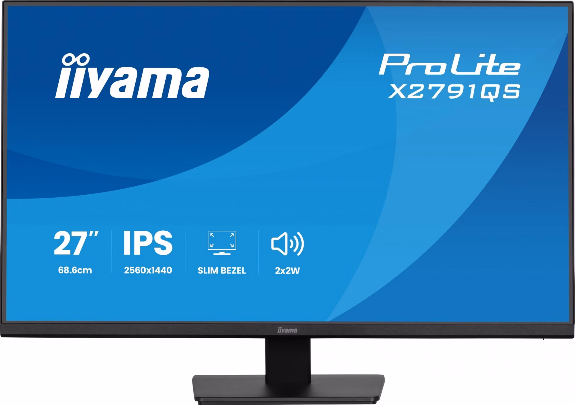 27" iiyama X2791QS-B1: IPS, QHD, HDMI, DP