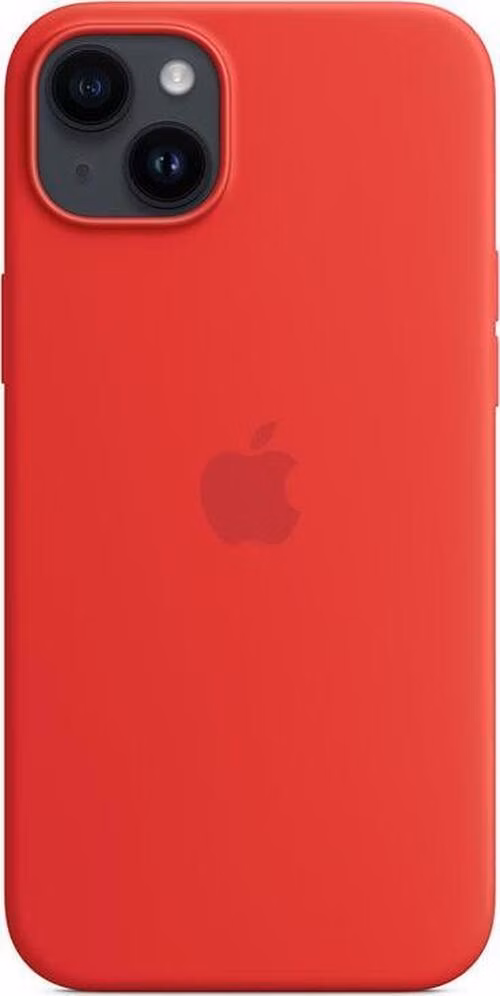 Apple iPhone 14 Plus Silicone Case with MagSafe - (PRODUCT)RED