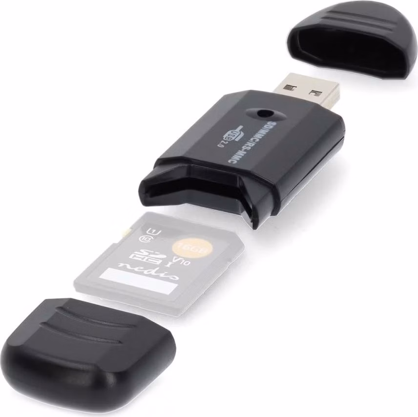 Nedis CRDRU2100BK - Čtečka Paměťových Karet | Multifunkční | USB 2.0