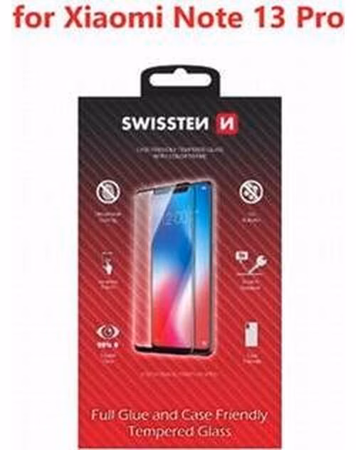 SWISSTEN OCHRANNÉ SKLO CASE FRIENDLY XIAOMI NOTE 13 PRO ČERNÉ