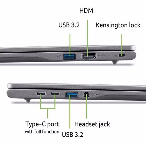 Acer CB516-1HT 16/C3-100U/8G/256GB/Chrome/noA