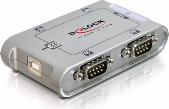 Delock konvertor USB-> 4xCOM DB9, industrial