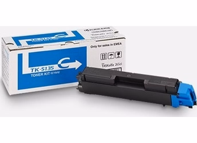 Kyocera toner TK-5135C na 5 000 A4 (při 5% pokrytí), pro TASKalfa265ci, cyan
