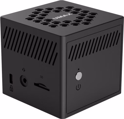 UMAX Mini PC U-Box J42 Nano/ J4125/ 8GB/ M.2 SATA 2242 SSD slot/ HDMI/ 2x USB 3.0/ SD/ BT/ Wi-Fi/ LAN/ bez OS