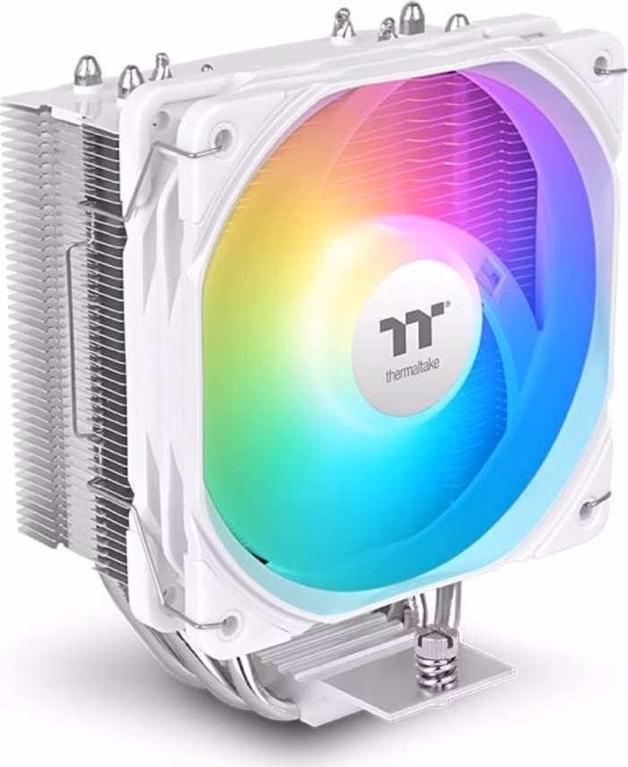 BAZAR - THERMALTAKE Chladič CPU UX400 ARGB, 1x120mm, LGA1851, AM5, bílá - Poškozený obal (Komplet)