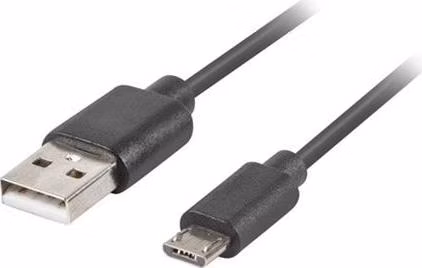 LANBERG Micro USB (M) na USB-A (M) 2.0 kabel 1,8m, černý, rychlé nabíjení 3.0