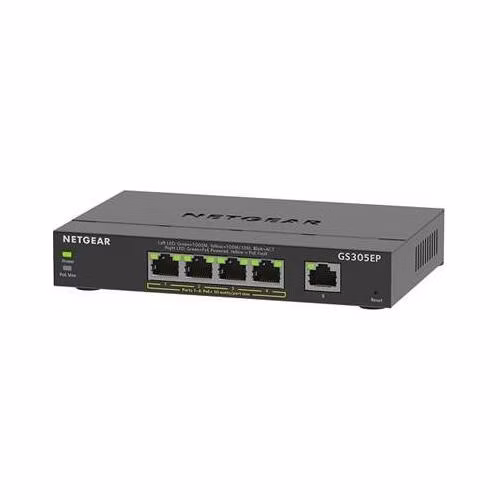 Netgear 5PT GE PLUS SWCH W/ POE+