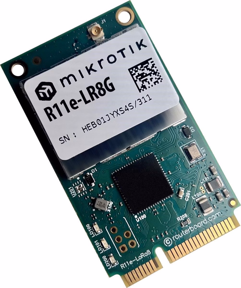 MikroTik R11e-LR8G Mini-PCIe, LoRa 863-870 MHz, U.FL, 27 dBm