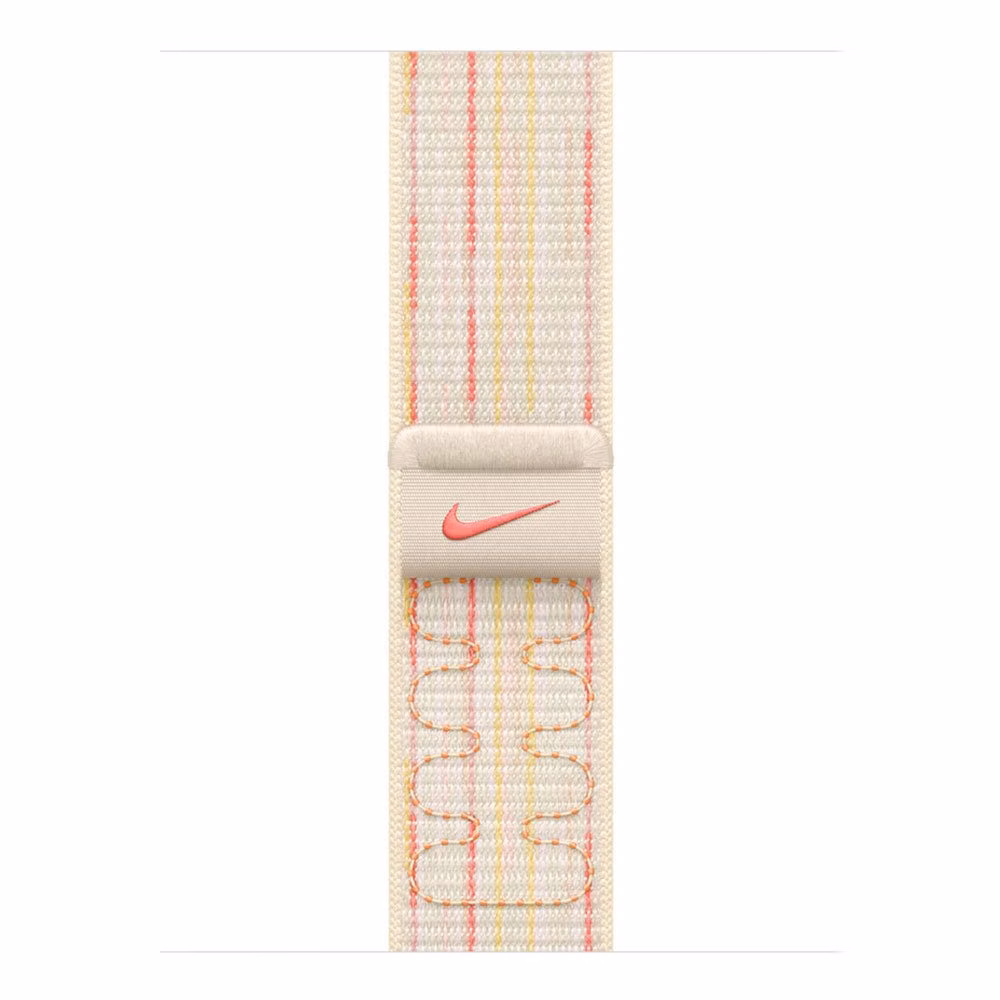 Apple Watch 46mm Starlight/Pink Nike Sport Loop *Vystavený*