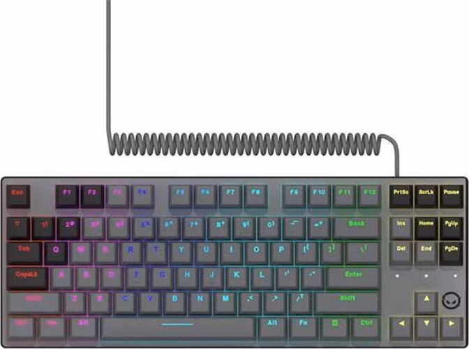 Lorgar Azar 514 TKL, kompaktná mechanická herná klávesnica, US layout, čierna