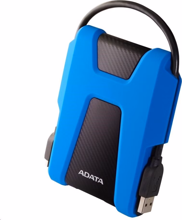 Externý pevný disk ADATA 1TB 2,5" USB 3.1 AHD680, modrá (guma, odolná voči nárazom)