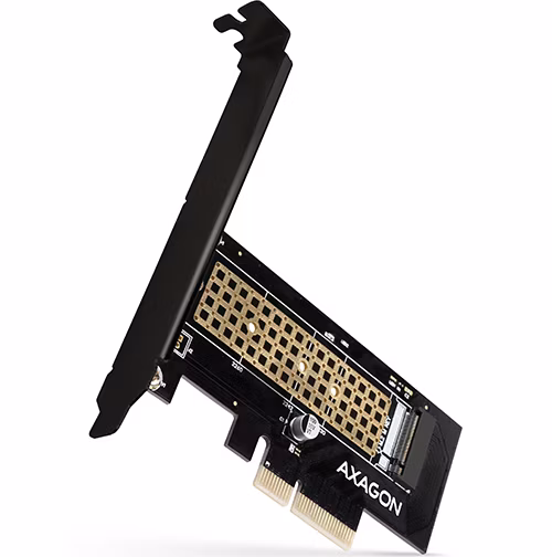 AXAGON PCEM2-N, PCIe x4 - M.2 NVMe M-key slot adaptér, vrátane. LP