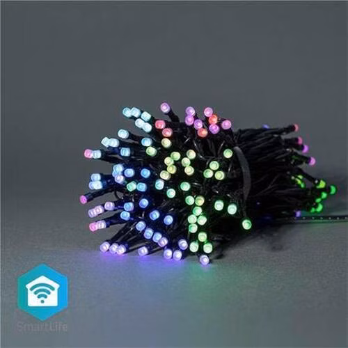 Nedis WIFILX01C168 SmartLife světelný řetěz | Tětiva | Wi-Fi | RGB | 168 LED's | 20.0 m | Android™ / IOS