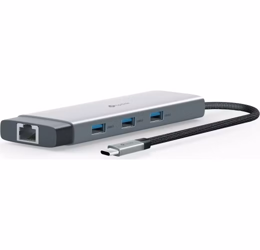 USB Type-C 9-Port Hub SPEC: 1 × USB-C Connector,1 × HDMI 4K 60Hz Port,1 × USB-C PD 100W Port,1 × RJ45 1000Mbps Port,1 ×
