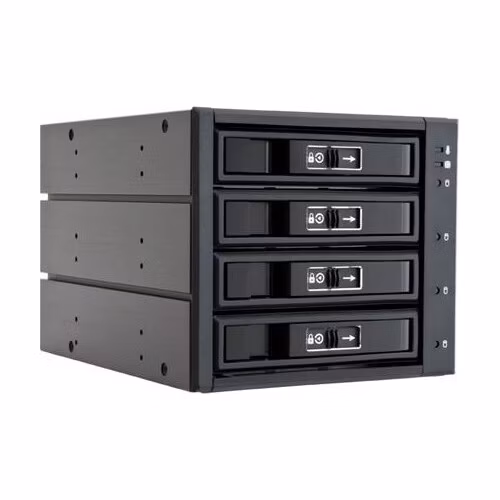 CHIEFTEC SATA/SAS Backplane CBP-3141SAS, 3 x 5.25" pozície pre 4 pevné disky SAS/S-ATA, Hot-Swap, celohliníkové