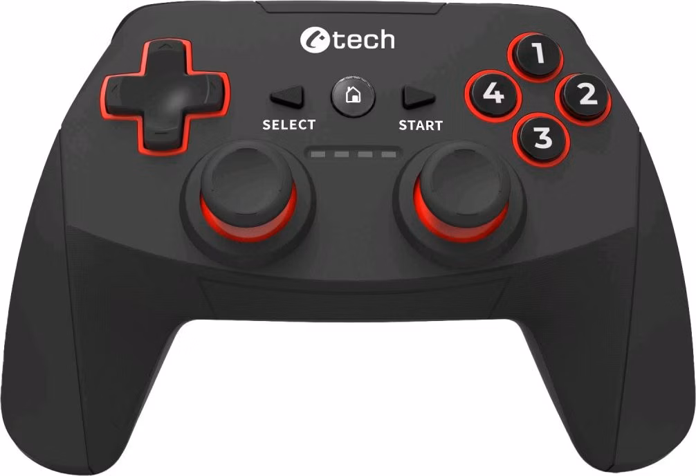 C-TECH Gamepad Khort pro PC/PS3/Android, 2x analog, X-input, vibrační, bezdrátový, USB