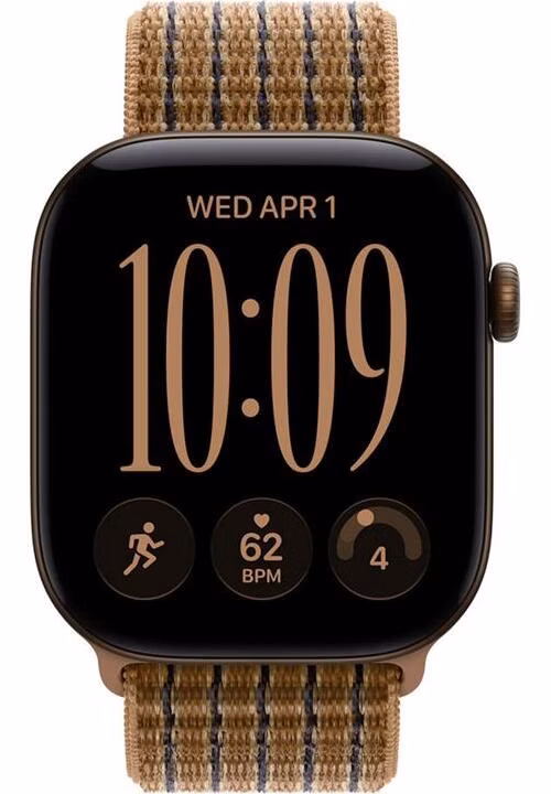 Apple Watch 46mm Light Umber Plaid Sport Loop