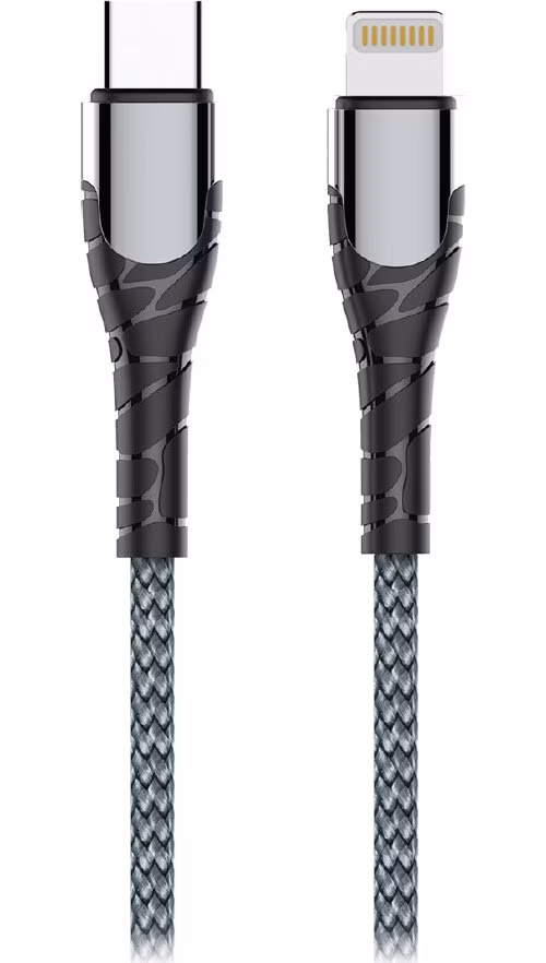 Colorway Datový Kabel Type C-Apple Lightning/ 3.0/ Fast Charging/ 30W/ 2m/ Šedý