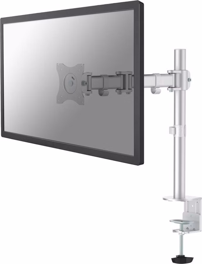 Neomounts Select NM-D135SILVER/Držák displeje/na stůl/10-30"/svorka+průchodka/VESA 100X100/nosn. 8kg/stříbrný