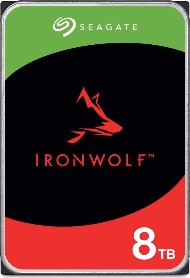 Seagate IronWolf 8TB HDD / ST8000VN004 / Interní 3,5" / 7200 rpm / SATA 6Gb/s / 256 MB