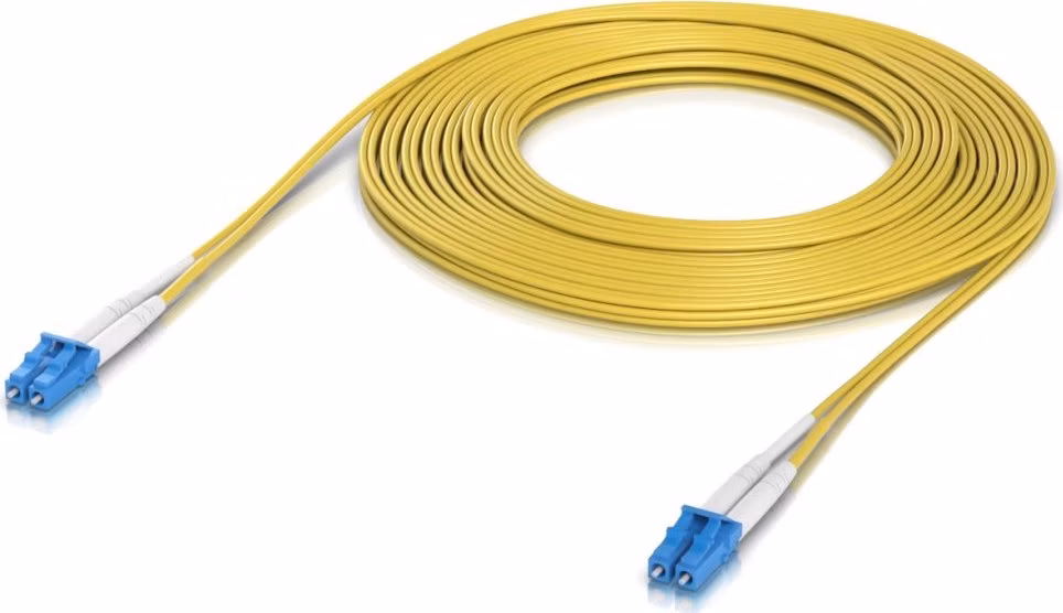 Ubiquiti OS2 Duplex LC UPC Fiber Patch Cable 10m - Single-mode patch kabel, duplex LC, délka 10m