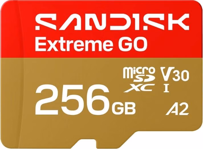 SanDisk micro SDXC karta 256GB Extreme GO (240 MB/s , UHS-I U3 V30)