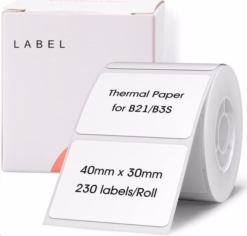 Niimbot štítky R 40x30mm 230ks White pro B21, B21S, B3S, B1