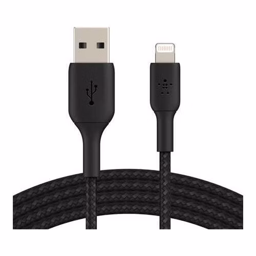Belkin BOOST CHARGE™ Lightning/USB-A kabel, 3m, černý - odolný