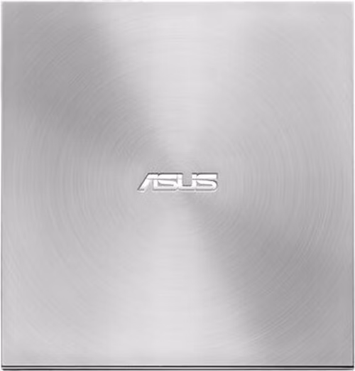 ASUS DVD Writer SDRW-08U7M-U SILVER RETAIL, externá tenká DVD-RW, strieborná, USB