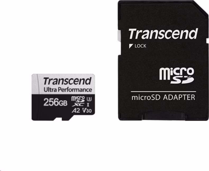TRANSCEND MicroSDXC 128GB 340S, UHS-I U3 A2 Ultra Performace 160/125 MB/s