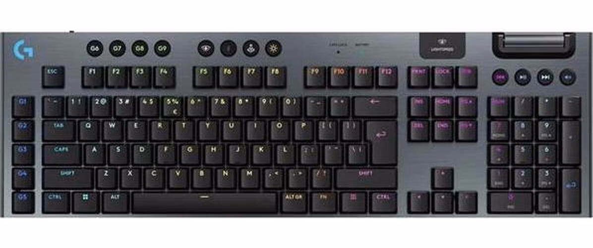 Logitech® G915 X LIGHTSPEED Low-Profile Wireless Gaming Keyboard - BLACK - US INT'L - hmatová