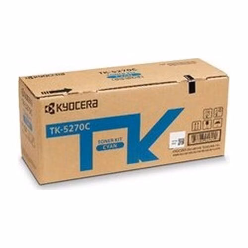 Kyocera toner TK-5270C modrý na 6 000 A4 (při 5% pokrytí), pro P6230cdn, M6230/6630cidn