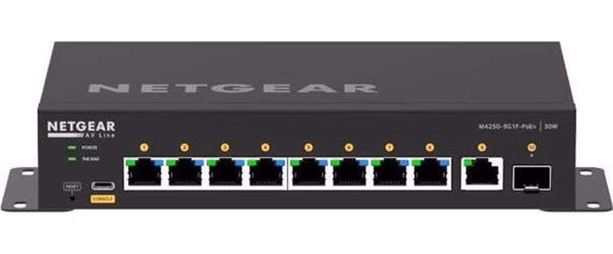 Netgear 8x1G PoE+ 110W 1x1G and 1xSFP Managed Switch