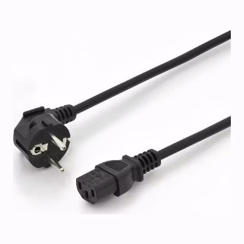 Digitus Power Cord, CEE 7/7 (Typ-F) 90o angled - C13 M/F, 1.8m, H05VV-F3G 0.75qmm, VDE, bl