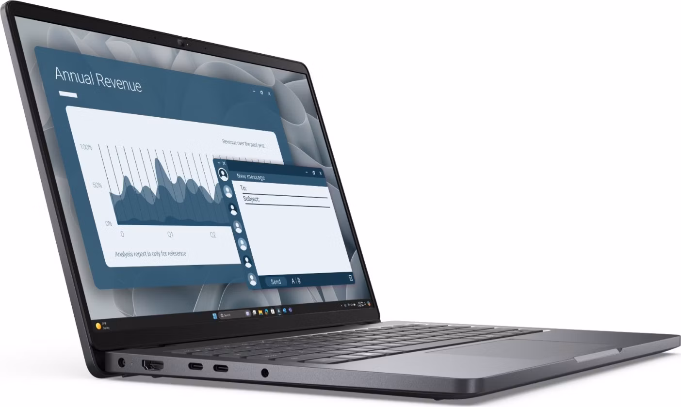 Dell Pro 14 PC14255 R5-220 16GB 512GB SSD 14" FHD+  IR Cam &amp; Mic FgrPr 3 Cell 65W WLAN Backlit Kb W11Pro 3Y ProSpt