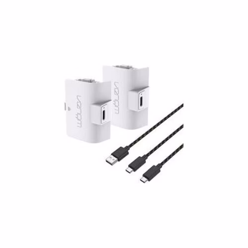 VENOM VS2874 Xbox Series S/X &amp; One White High Capacity Twin Battery Pack + 3 meter cable
