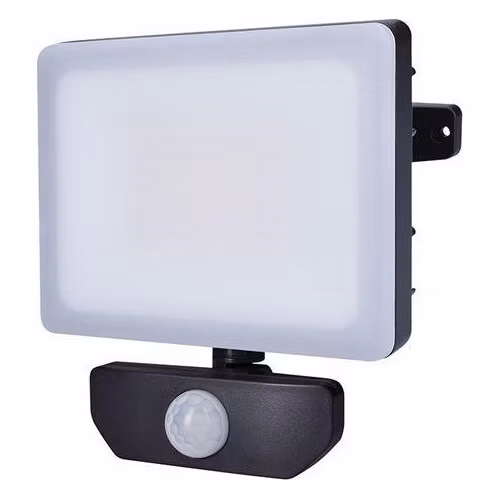 Solight LED reflektor Quick se sensorem, 30W, 2550lm, 4000K, IP44, černý
