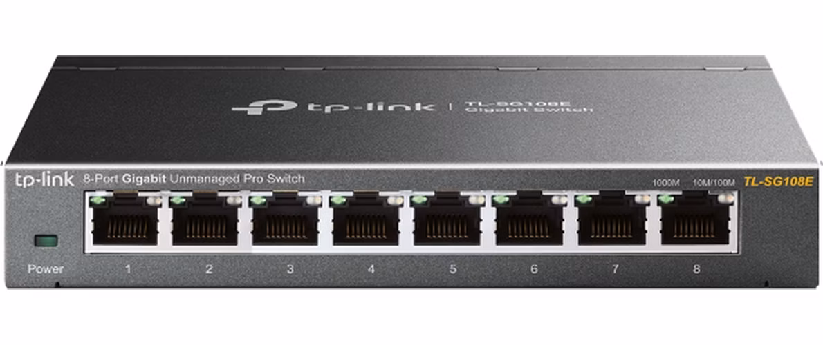 8-Port Gigabit Easy Smart Switch PORT: 8× Gigabit RJ45 Ports SPEC: Desktop Steel Case FEATURE: MTU/Port/Tag-based VLAN,