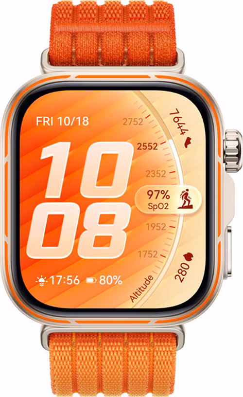 Huawei Watch Fit 5 Pro/Sport Band/Gradient Oranžová